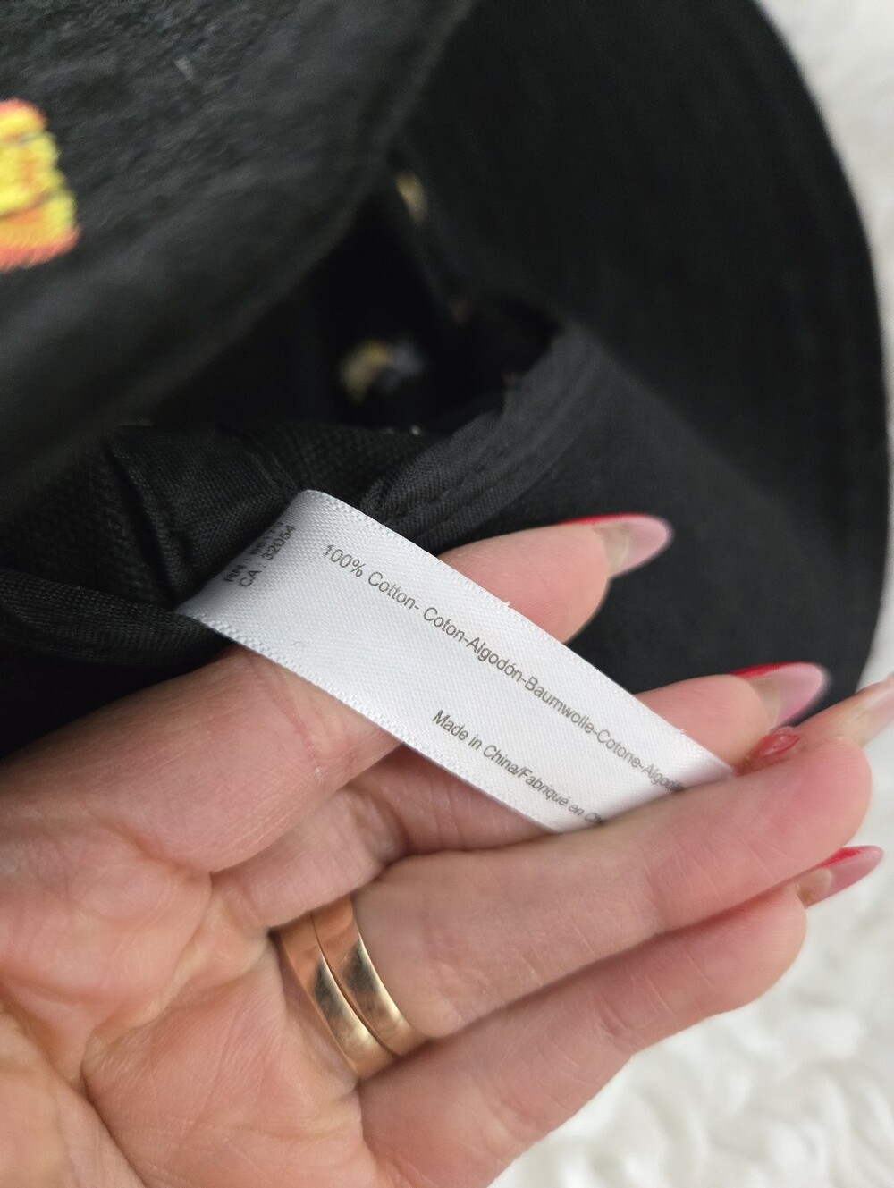 Urban Outfitters 100% cotton canvas Fruit Embroidered Black Bucket Hat. One Size - Picture 6 of 6